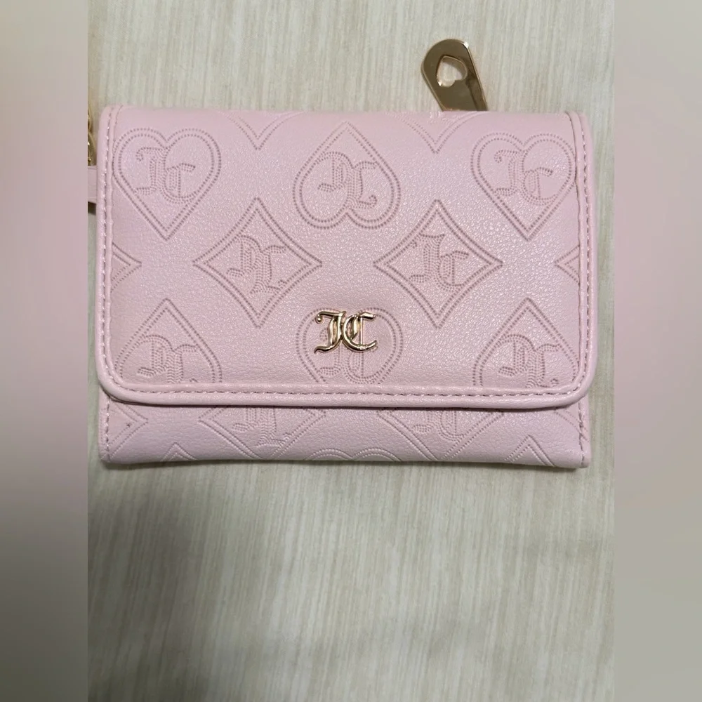 Juicy Couture Top Notch Double Sided Trifold Wallet - Picture 4 of 11